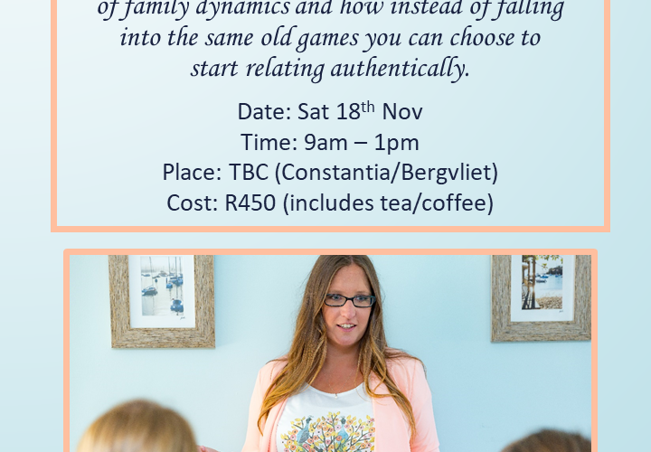 Kirsty Melmed Life Coach | Family Dynamics Workshop